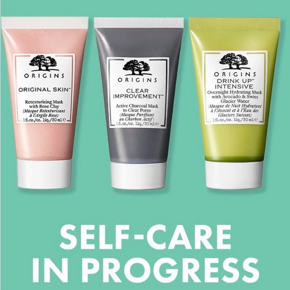 NWT Origins Three-Pack Facial Masks